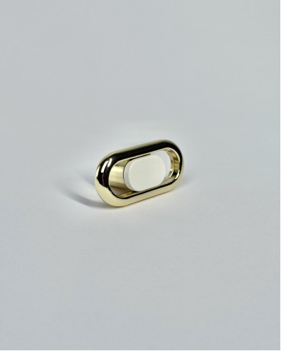 Меблева ручка Aristo Gold White Dot