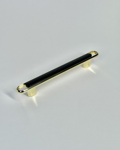 Меблева ручка Aristo Gold Black 128