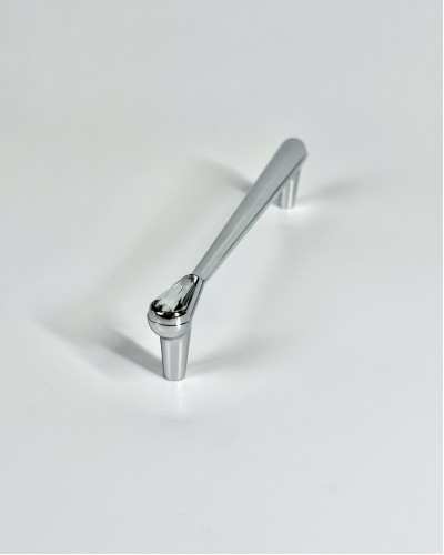 Меблева ручка Crystal Nordic Edge 128 Silver